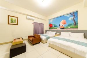 Phòng gia đình với phòng tắm riêng. (Family Room with Private Bathroom)
