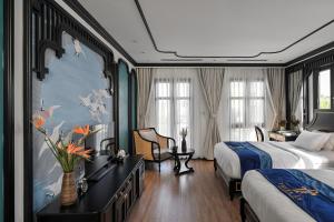 Deluxe 2 giường Có ban công (Deluxe Twin Balcony)