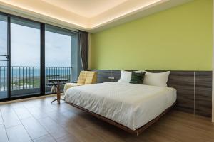 Phòng Giường Đôi có Ban công và Nhìn ra Biển (Double Room with Balcony and Sea View)