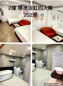 Phòng 4 Người Có Bồn Tắm (Quadruple Room with Bath)