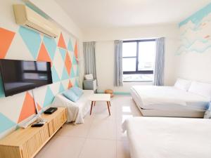 Phòng Bốn Người Có Phòng Tắm Riêng (Quadruple Room with Private Bathroom)