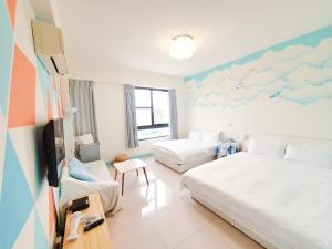 Phòng Bốn Người Có Phòng Tắm Riêng (Quadruple Room with Private Bathroom)