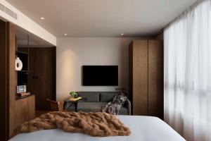 1 King Bed with Sofa Bed