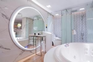 Deluxe Double Room with Jacuzzi and 86 inch Flat-screen TV