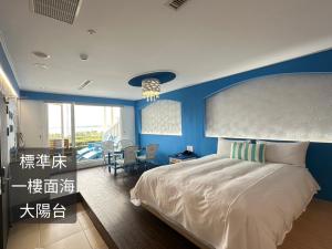 Phòng Giường Đôi có Ban công và Nhìn ra Biển (Double Room with Balcony and Sea View)