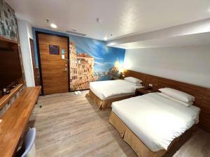 Phòng Tiêu chuẩn 2 Giường Đơn - không có cửa sổ (Standard Twin Room - no window)