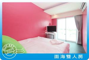 Phòng Giường Đôi có Ban công và Nhìn ra Biển (Double Room with Balcony and Sea View)