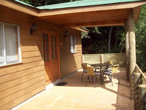 Erkély/terasz, Cabanas Rahue in Vilches Erkély/terasz, Cabanas Rahue in Vilches