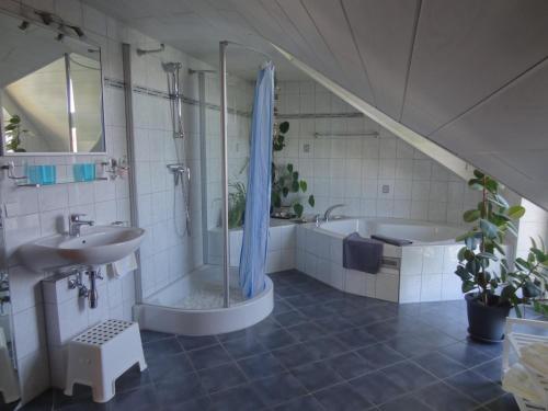 Bathroom, Ferienwohnung Ebersbach in Kotz Bathroom, Ferienwohnung Ebersbach in Kotz