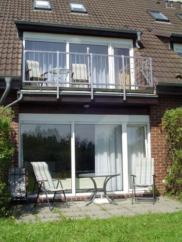 Balkon/terasa, Apartments Boddenhof Stedar in Buschvitz Balkon/terasa, Apartments Boddenhof Stedar in Buschvitz
