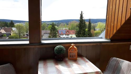 Balcony/terrace, Ferienwohnung Schwalbennest in Weissenstadt Balcony/terrace, Ferienwohnung Schwalbennest in Weissenstadt