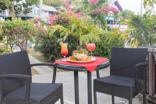 Balcony/terrace, Half Moon Blue Hotel in Scarborough Balcony/terrace, Half Moon Blue Hotel in Scarborough