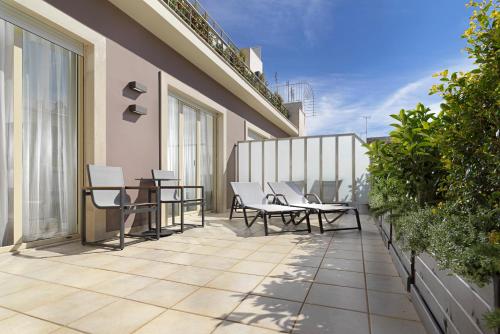 Erkély/terasz, Holiday Suites Hotel in Lycabettus - Kolonaki Erkély/terasz, Holiday Suites Hotel in Lycabettus - Kolonaki