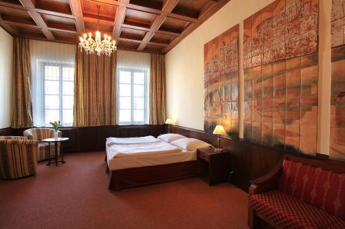Вітальня, Hotel Zlata hvezda in Требон Вітальня, Hotel Zlata hvezda in Требон