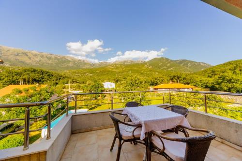 Erkély/terasz, Apartmani Novakovic in Radanovici Erkély/terasz, Apartmani Novakovic in Radanovici