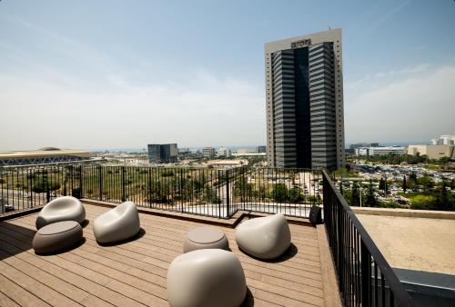 Balkon/terasa, La Cappella Business Boutique Hotel in Haifa Balkon/terasa, La Cappella Business Boutique Hotel in Haifa