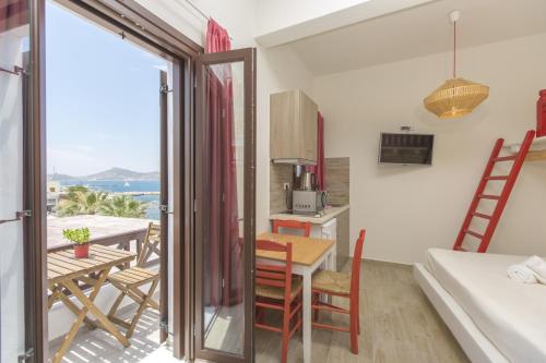 Balcony/terrace, Amalthia Luxury Studios in Naxos Island Balcony/terrace, Amalthia Luxury Studios in Naxos Island