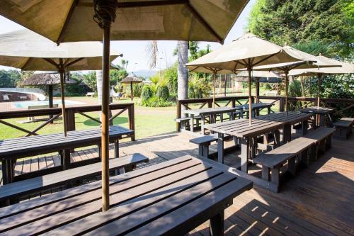Balcony/terrace, Merry Pebbles Resort in Sabie Balcony/terrace, Merry Pebbles Resort in Sabie
