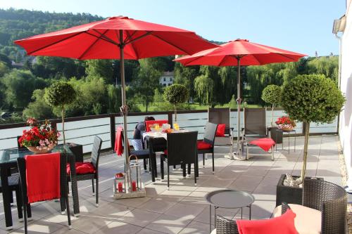 Balcony/terrace, Hotel am Goetheberg in Obernhof Balcony/terrace, Hotel am Goetheberg in Obernhof