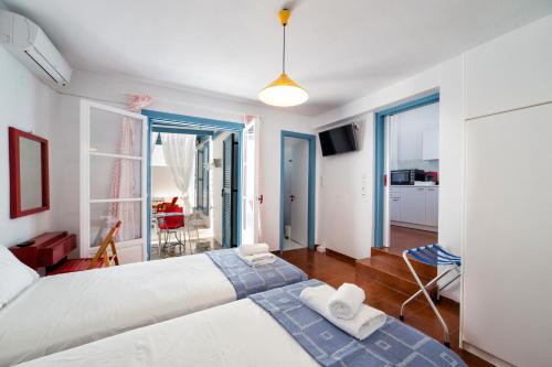 Terraza/balcón, FIVOS APARTMENTS in Paros Island Terraza/balcón, FIVOS APARTMENTS in Paros Island