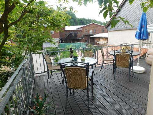 Balcony/terrace, Pension Spreeeck in Ebersbach-Neugersdorf Balcony/terrace, Pension Spreeeck in Ebersbach-Neugersdorf