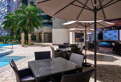 Swimming pool, Pullman Kuala Lumpur City Centre Hotel and Residences Hotel near High Commission of the Republic of Singapore Swimming pool, Pullman Kuala Lumpur City Centre Hotel and Residences Hotel near High Commission of the Republic of Singapore