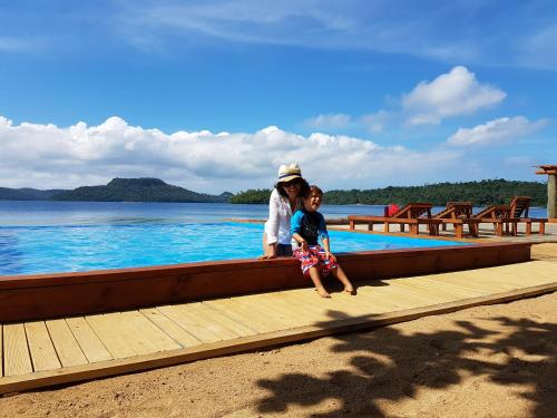 Swimming pool, Mystic Sands in Neiafu Swimming pool, Mystic Sands in Neiafu