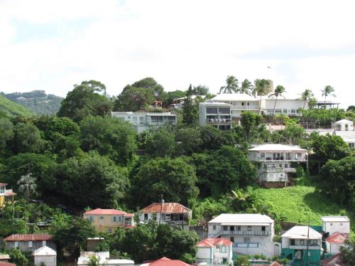 Exterior view, The Green Iguana Hotel in Charlotte Amalie Exterior view, The Green Iguana Hotel in Charlotte Amalie
