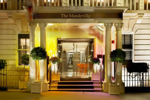 Entrance, The Mandeville Hotel in London Entrance, The Mandeville Hotel in London