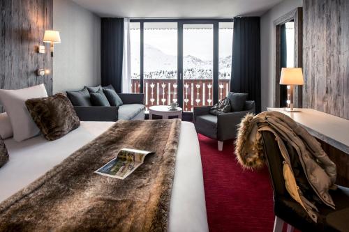 Erkély/terasz, Le Pic Blanc in L'Alpe d'Huez Erkély/terasz, Le Pic Blanc in L'Alpe d'Huez