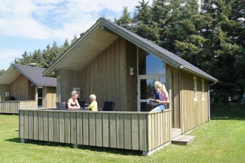 Erkély/terasz, Gl. Klitgaard Camping & Cottages in Lokken Erkély/terasz, Gl. Klitgaard Camping & Cottages in Lokken