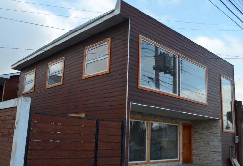 Exterior view, Hostal Camino de Santiago in Puerto Natales Exterior view, Hostal Camino de Santiago in Puerto Natales