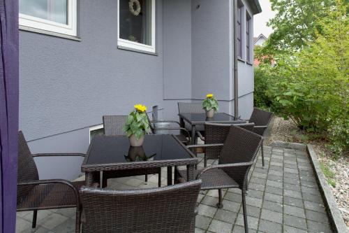 陽台/露台, 班貝格酒店 (Bamberg Inn) in 哈爾斯塔特 陽台/露台, 班貝格酒店 (Bamberg Inn) in 哈爾斯塔特