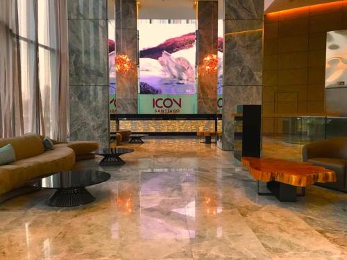 Lobby, Icon Hotel in Santiago Lobby, Icon Hotel in Santiago