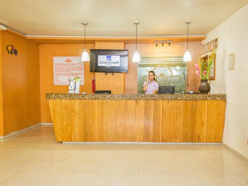 大堂, 比亞埃爾莫薩米拉弗洛雷斯酒店 (Hotel Miraflores Villahermosa) in 比亞埃爾莫薩市中心 大堂, 比亞埃爾莫薩米拉弗洛雷斯酒店 (Hotel Miraflores Villahermosa) in 比亞埃爾莫薩市中心