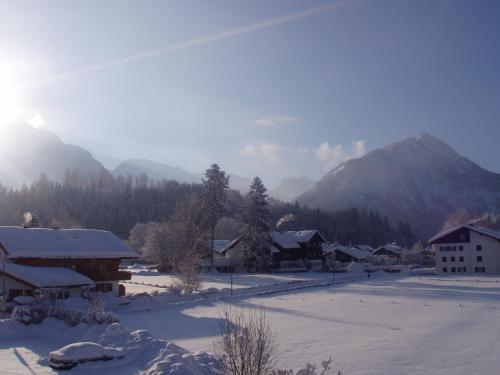 Kilátás, Gastehaus zur Farbe Apartments in Oberstdorf Kilátás, Gastehaus zur Farbe Apartments in Oberstdorf