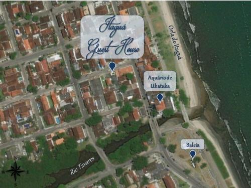 Beach, Itagua Guest House in Ubatuba Beach, Itagua Guest House in Ubatuba