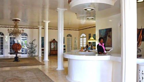 Lobby, Jamaica Palace Hotel in Port Antonio Lobby, Jamaica Palace Hotel in Port Antonio
