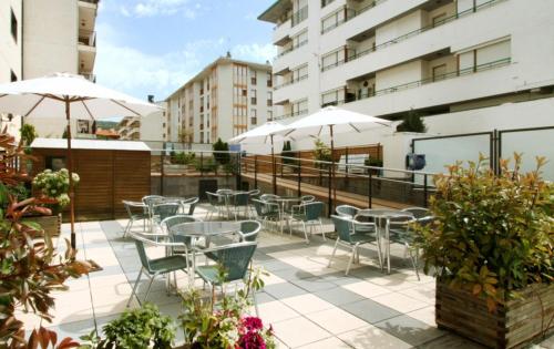 Balkon/teras, Hotel & Spa Real Jaca in Jaca Balkon/teras, Hotel & Spa Real Jaca in Jaca