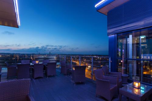 Балкон/тераса, Hotel Vier Jahreszeiten Lubeck in Любек Балкон/тераса, Hotel Vier Jahreszeiten Lubeck in Любек