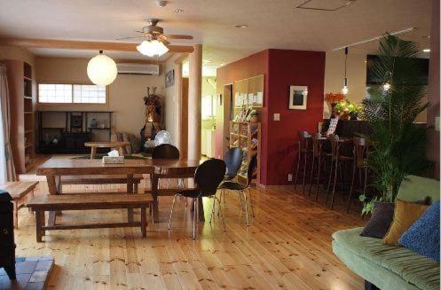 餐廳, 阿蘇巴瑟背包客酒店 (Aso Base Backpackers) in 阿蘇 餐廳, 阿蘇巴瑟背包客酒店 (Aso Base Backpackers) in 阿蘇