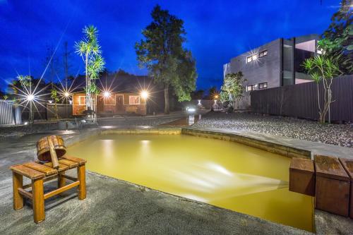 Open air bath, Sunshine Hot Spring B&B in Ruisui Township Open air bath, Sunshine Hot Spring B&B in Ruisui Township