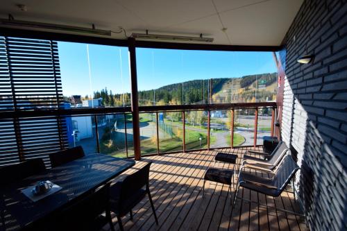 Balcony/terrace, Holiday Club Tahko Spa Apartments in Nilsia Balcony/terrace, Holiday Club Tahko Spa Apartments in Nilsia