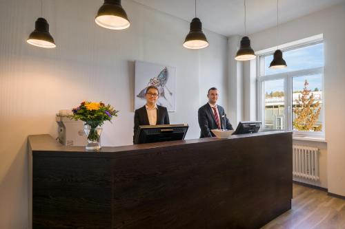 Vestíbulo, Hotel Ruf in Pforzheim Vestíbulo, Hotel Ruf in Pforzheim