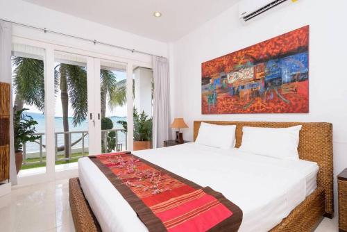 This photo about 3 Bedroom Beach Front Villa - on Beautiful Bangrak Beach shared on HyHotel.com