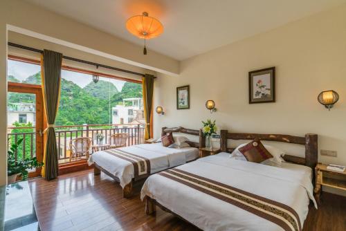 This photo about Yulong Riverside Boutique Yangshuo shared on HyHotel.com