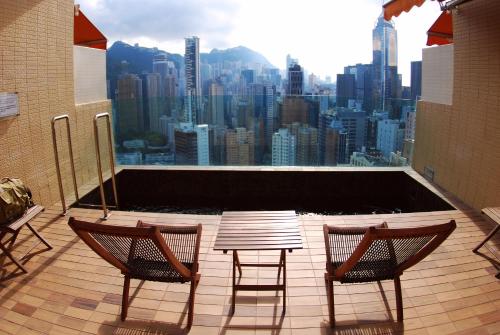 Balkon/teras, Best Western Hotel Causeway Bay in Hong Kong Balkon/teras, Best Western Hotel Causeway Bay in Hong Kong