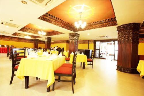 Restaurant, Hotel Tibet International in Baudha Jorpati Restaurant, Hotel Tibet International in Baudha Jorpati