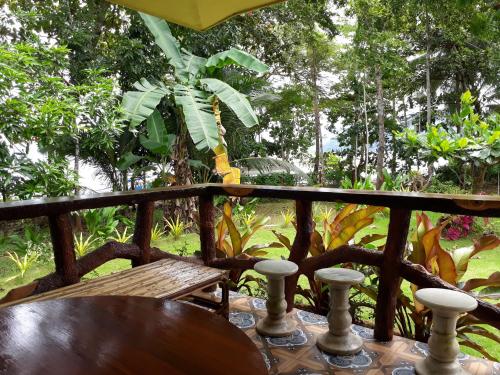 Balcony/terrace, Dab Dab Tourist Inn near Puerto Princesa Underground River Balcony/terrace, Dab Dab Tourist Inn near Puerto Princesa Underground River