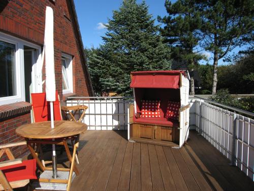 Balcony/terrace, Exklusiv Wohnung Nika in Westerland Balcony/terrace, Exklusiv Wohnung Nika in Westerland